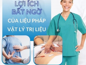 LỢI ÍCH BẤT NGỜ CỦA LIỆU PHÁP VẬT LÝ TRỊ LIỆU